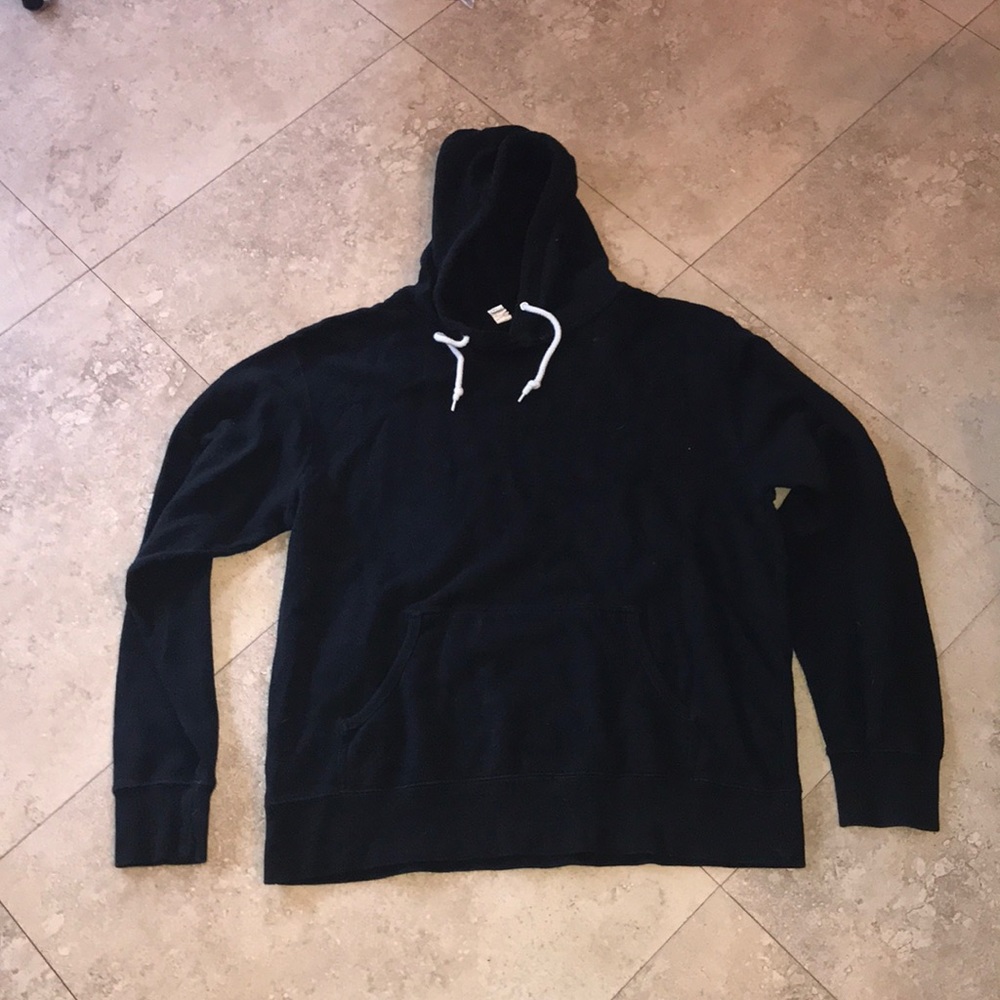 Black pull over hoodie